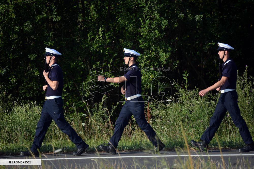 Champs-Élysées Parade Rehearsals in Satory - France