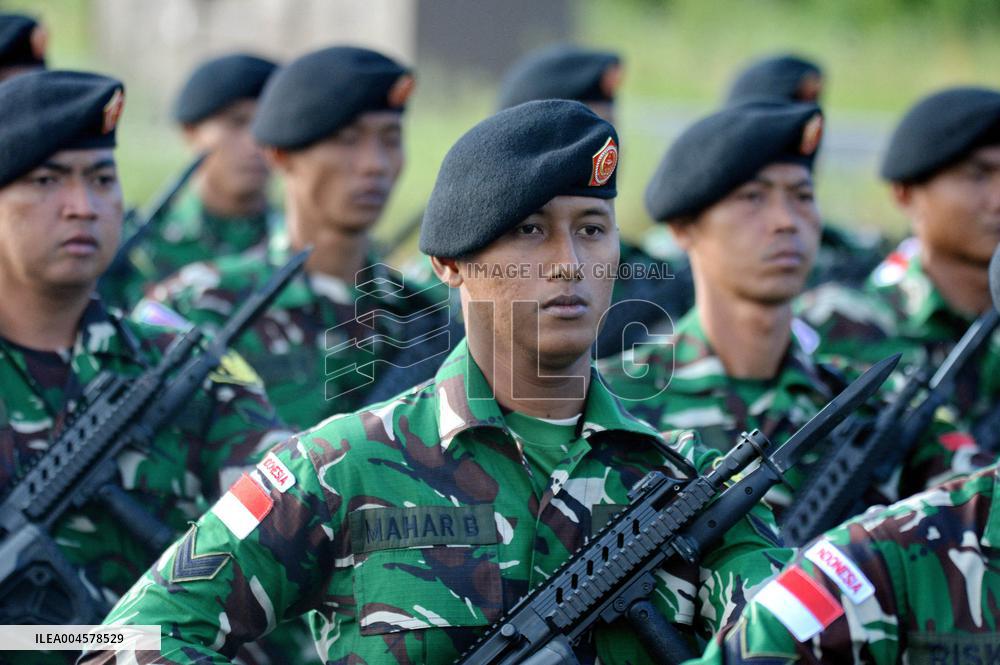 Champs-Élysées Parade Rehearsals in Satory - France