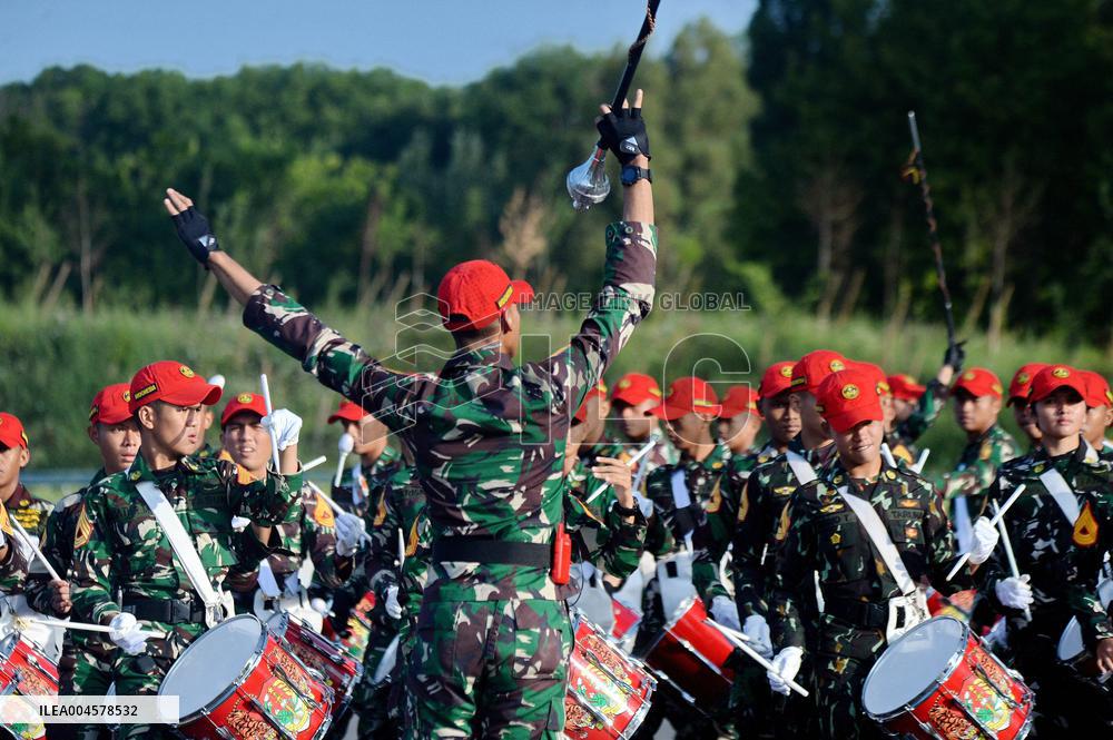 Champs-Élysées Parade Rehearsals in Satory - France