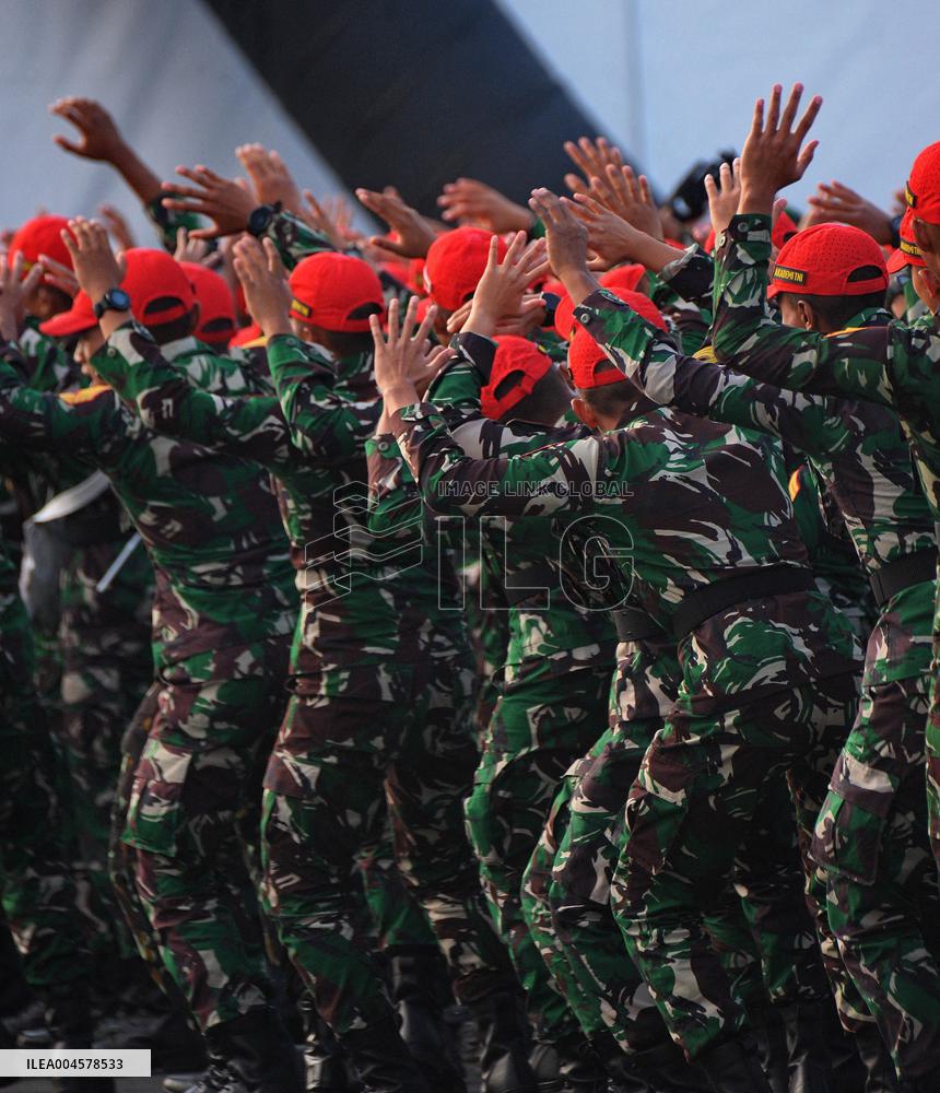 Champs-Élysées Parade Rehearsals in Satory - France