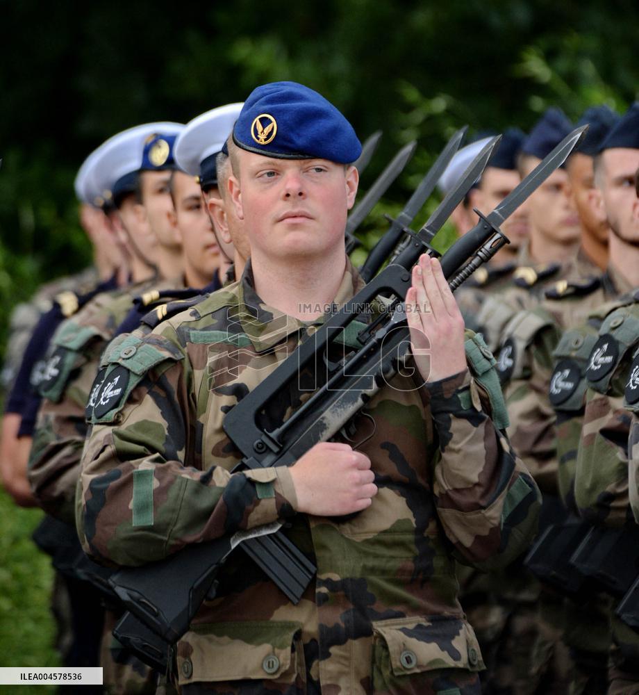 Champs-Élysées Parade Rehearsals in Satory - France
