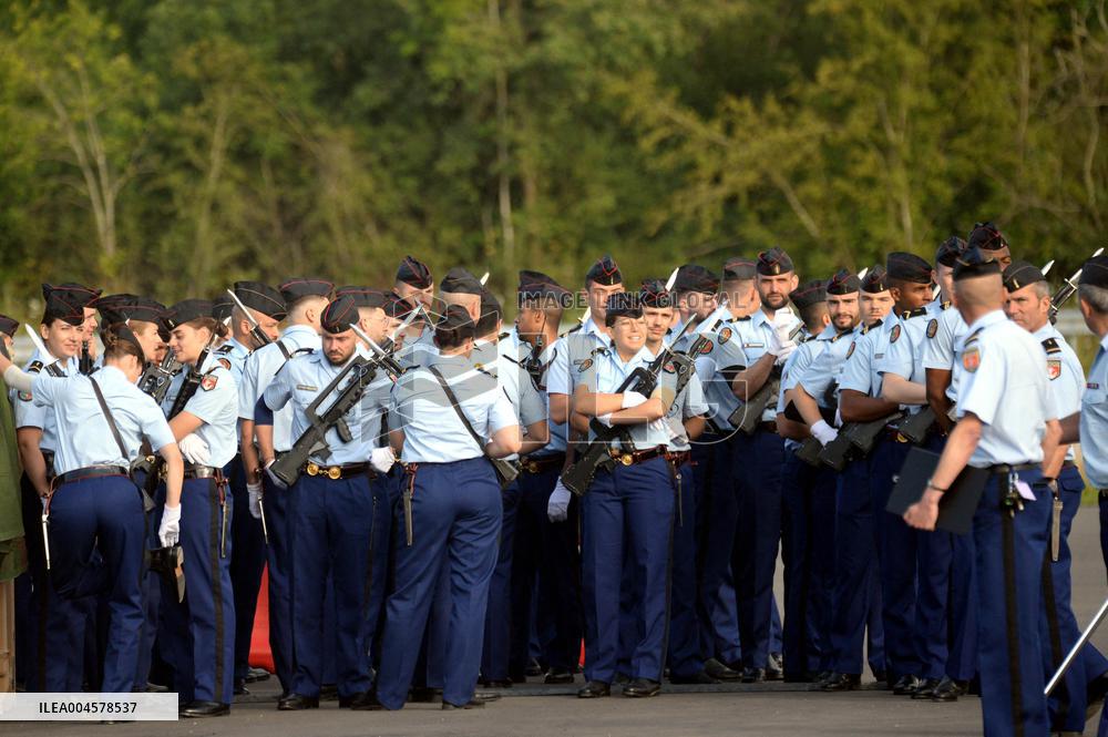 Champs-Élysées Parade Rehearsals in Satory - France
