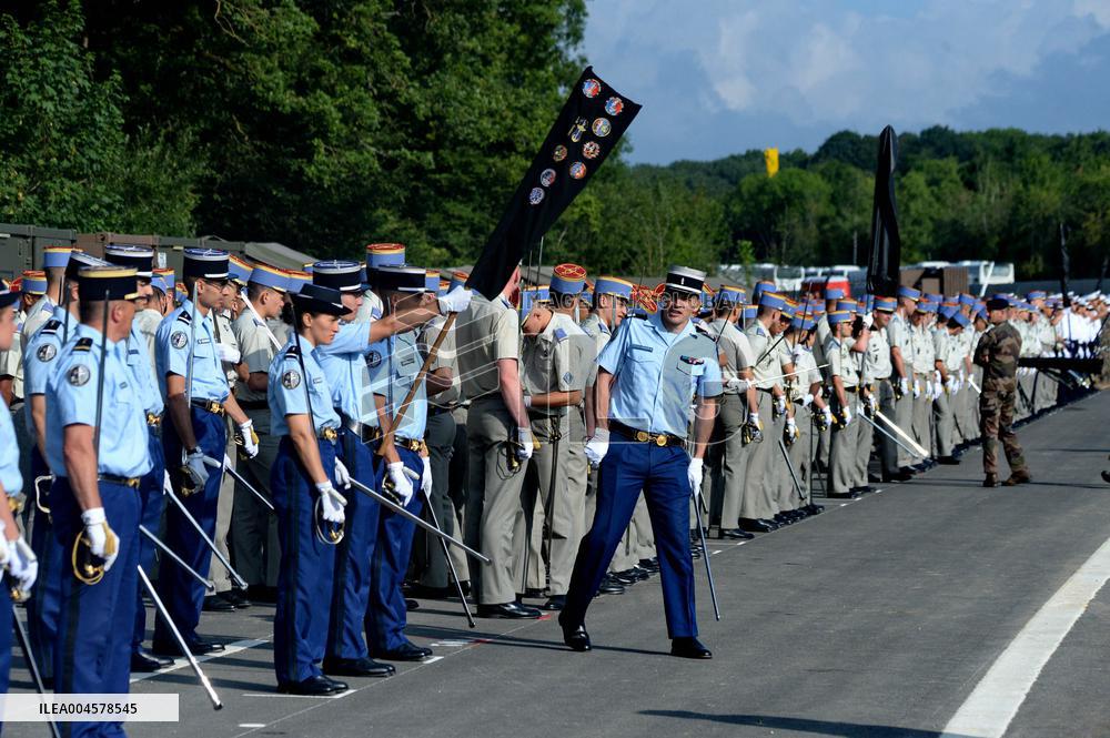 Champs-Élysées Parade Rehearsals in Satory - France