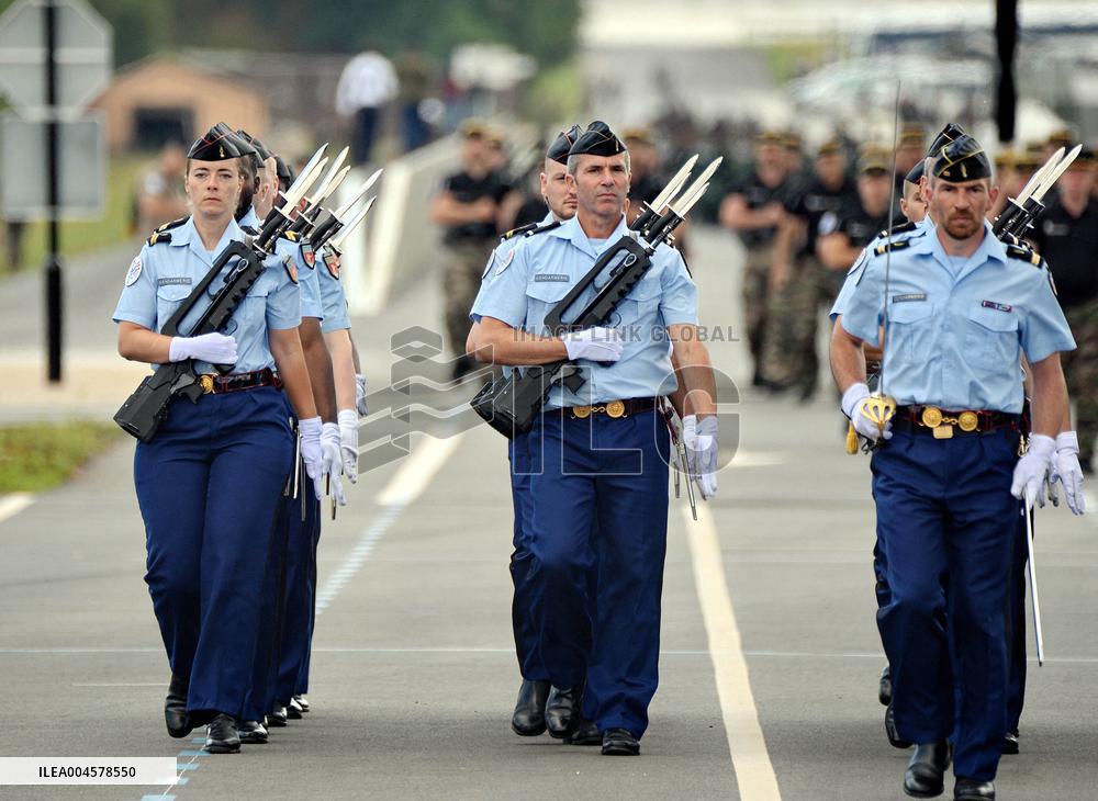 Champs-Élysées Parade Rehearsals in Satory - France