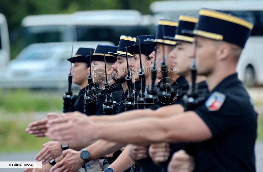Champs-Élysées Parade Rehearsals in Satory - France