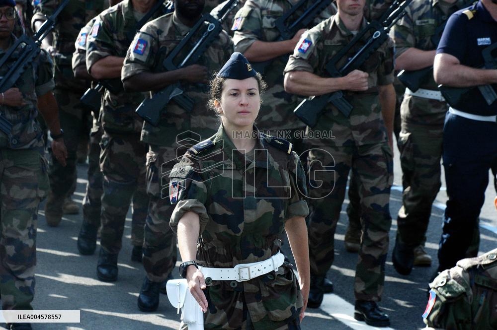 Champs-Élysées Parade Rehearsals in Satory - France