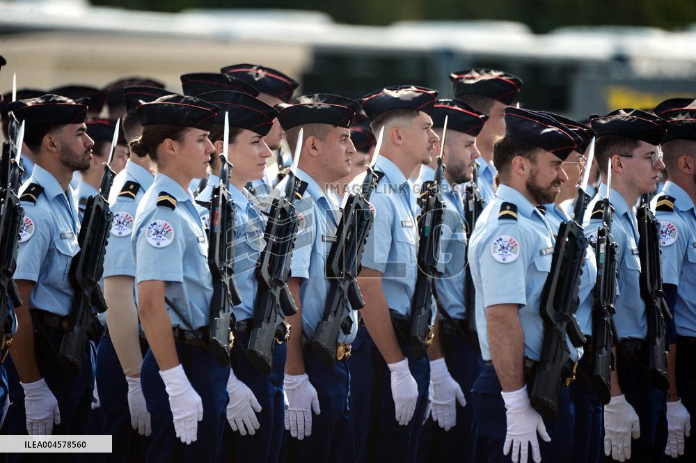 Champs-Élysées Parade Rehearsals in Satory - France