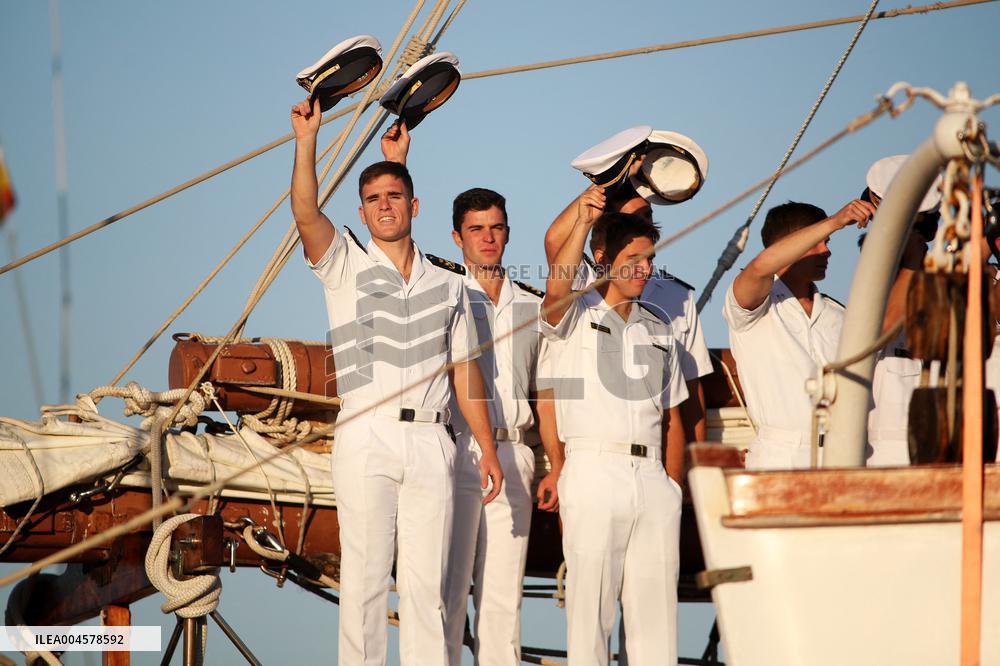 Princess Leonor s Stopover in Ferrol Aboard the Elcano - Spain