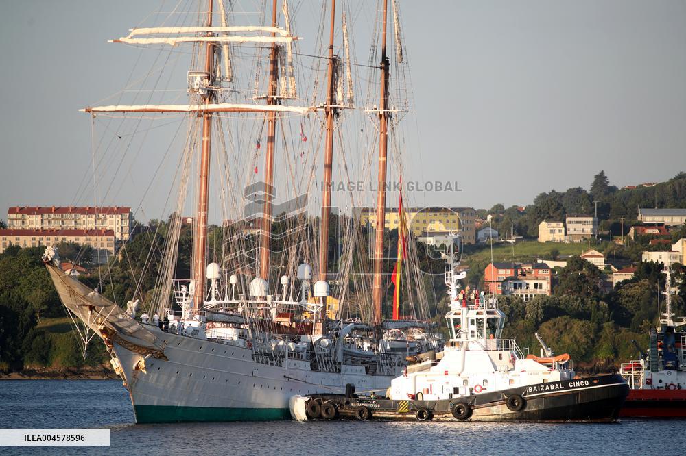 Princess Leonor s Stopover in Ferrol Aboard the Elcano - Spain