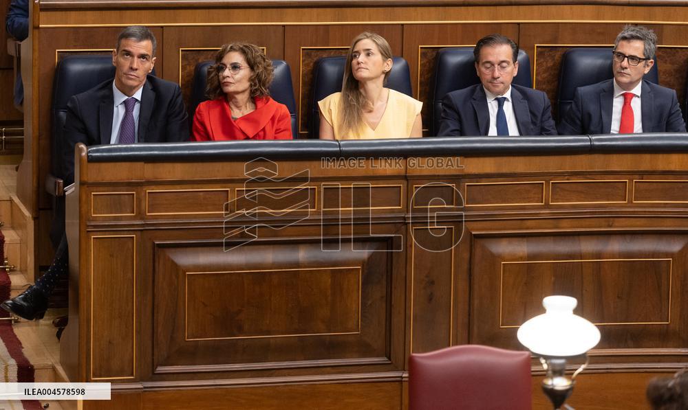 Sánchez Addresses Corruption and EU Matters in Plenary - Madrid