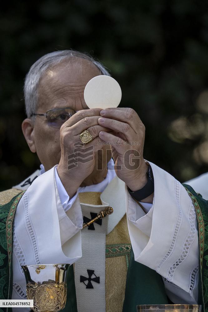 Pope Leo XIV Celebrates Holy Mass - Italy