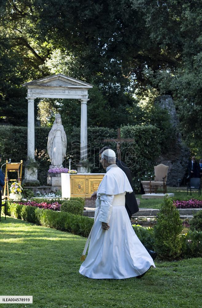 Pope Leo XIV On Holydays In Castel Gandolfo - Italy