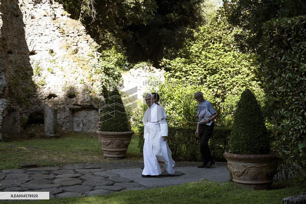 Pope Leo XIV On Holydays In Castel Gandolfo - Italy