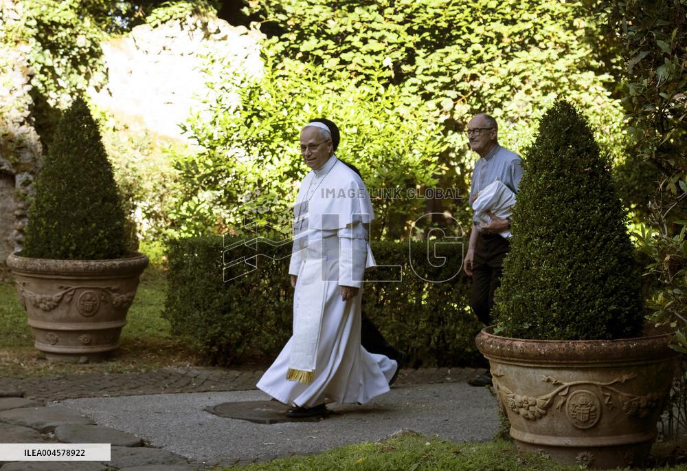 Pope Leo XIV On Holydays In Castel Gandolfo - Italy