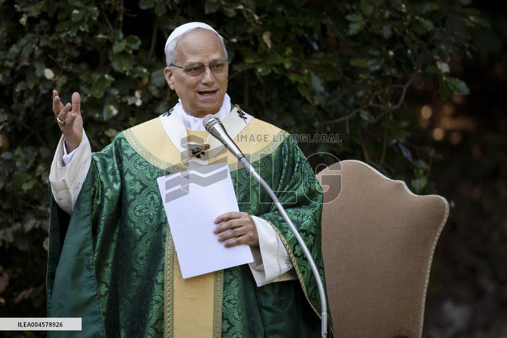 Pope Leo XIV Leads Mass at The Summer Residence - Castel Gandolfo