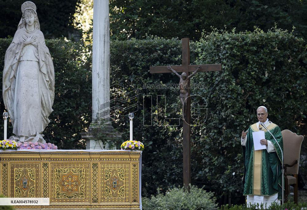 Pope Leo XIV Leads Mass at The Summer Residence - Castel Gandolfo