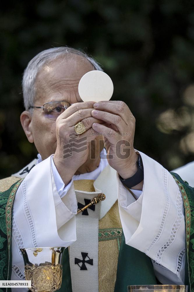Pope Leo XIV Leads Mass at The Summer Residence - Castel Gandolfo