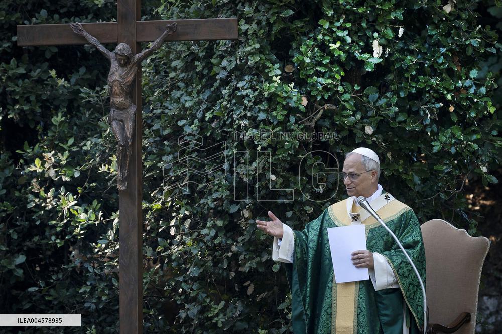 Pope Leo XIV Leads Mass at The Summer Residence - Castel Gandolfo