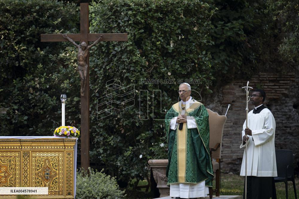 Pope Leo XIV Leads Mass at The Summer Residence - Castel Gandolfo