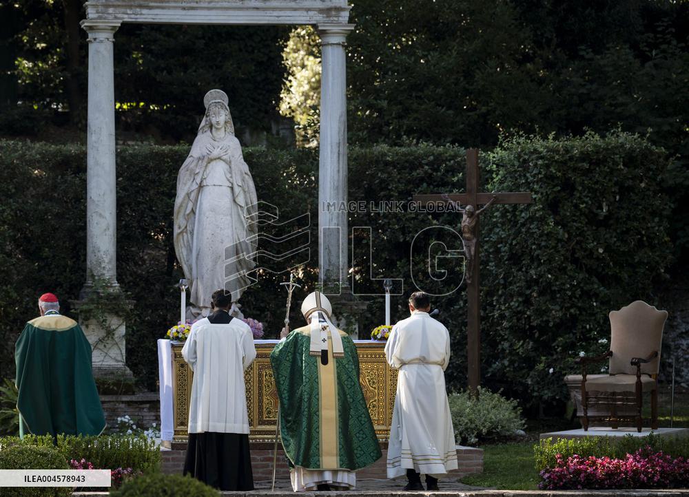 Pope Leo XIV Leads Mass at The Summer Residence - Castel Gandolfo
