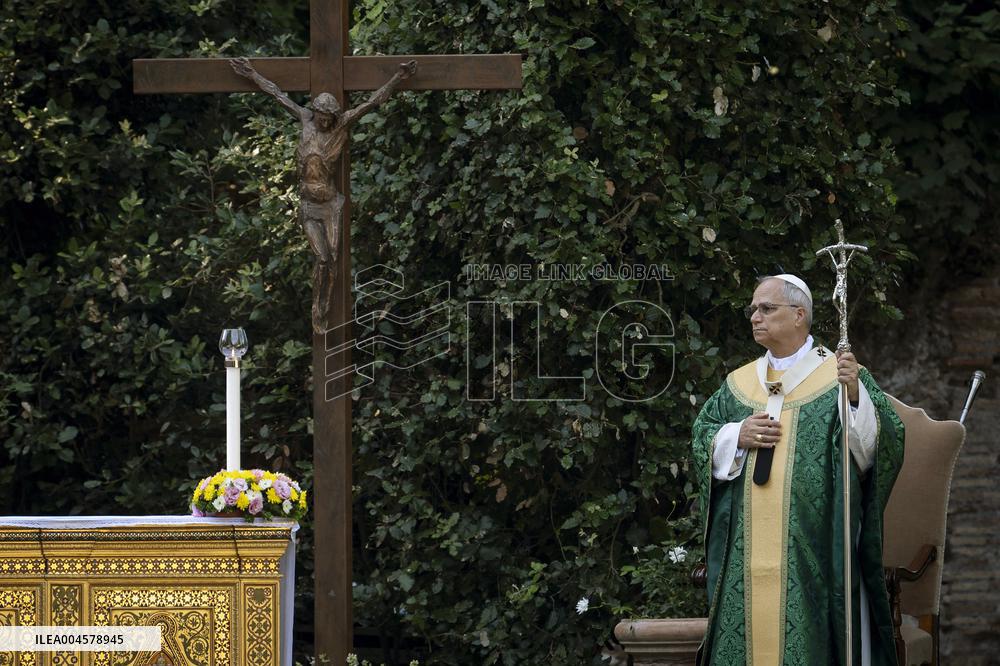 Pope Leo XIV Leads Mass at The Summer Residence - Castel Gandolfo