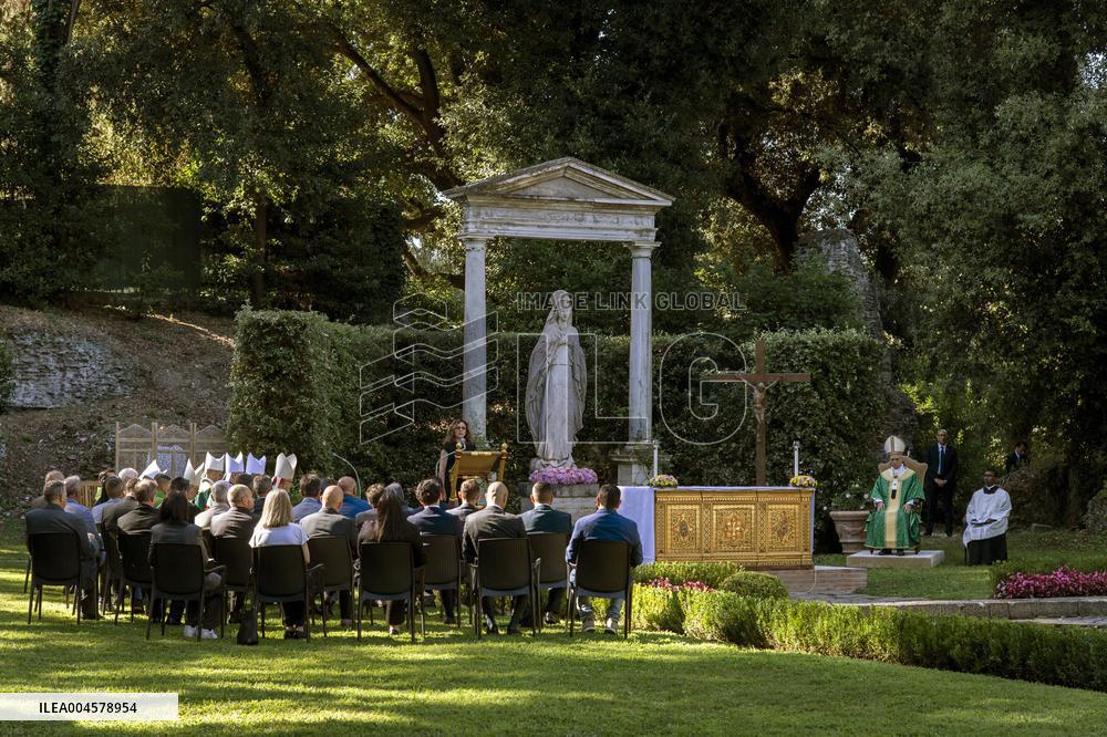 Pope Leo XIV Leads Mass at The Summer Residence - Castel Gandolfo