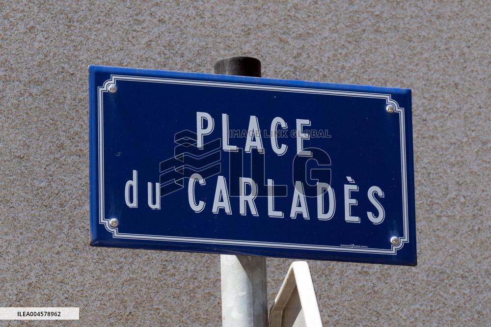 NO TABLOIDS WEB & PRINT - Princely Family of Monaco in Visit in Auvergne