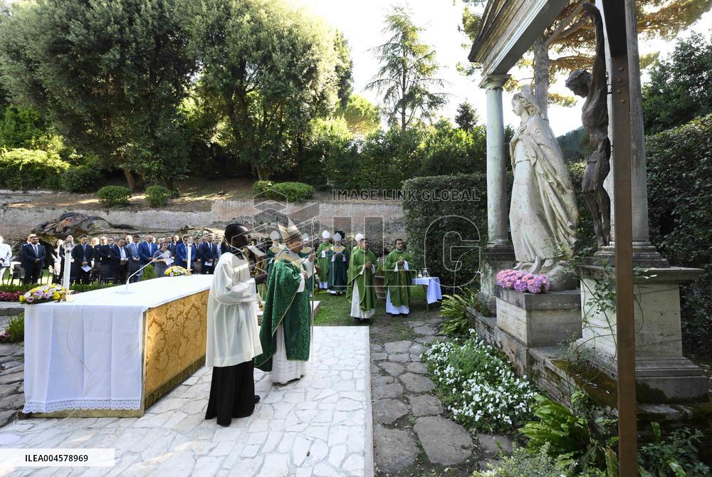 Pope Leo XIV Leads Mass at The Summer Residence - Castel Gandolfo