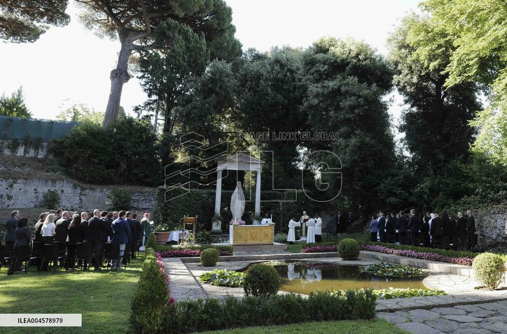 Pope Leo XIV Leads Mass at The Summer Residence - Castel Gandolfo