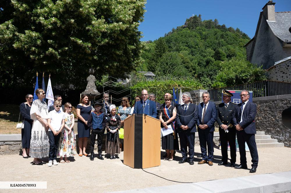 NO TABLOIDS WEB & PRINT - Princely Family of Monaco in Visit in Auvergne