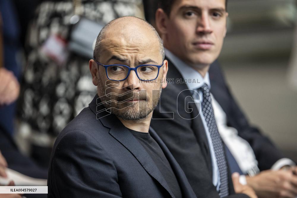 President Macron At AI Summit At Imperial College - London