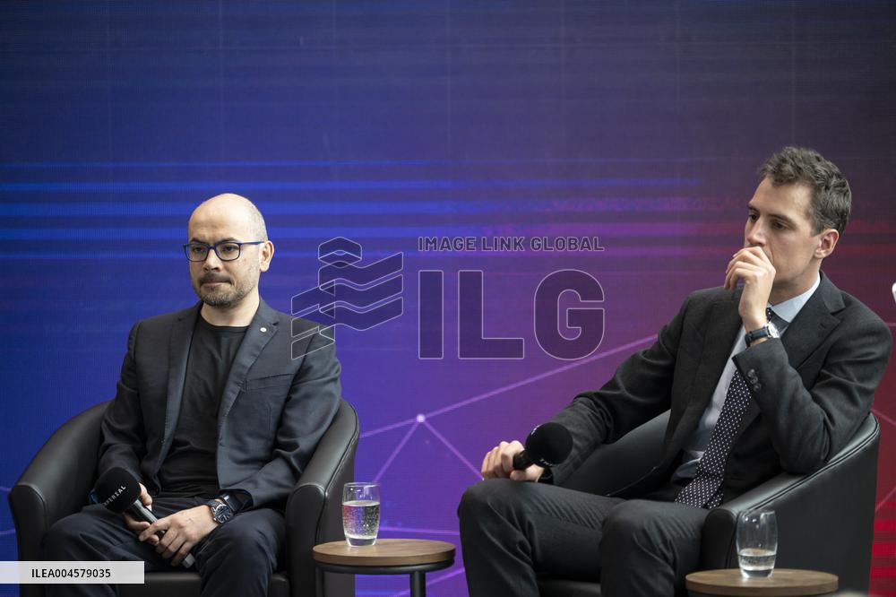 President Macron At AI Summit At Imperial College - London