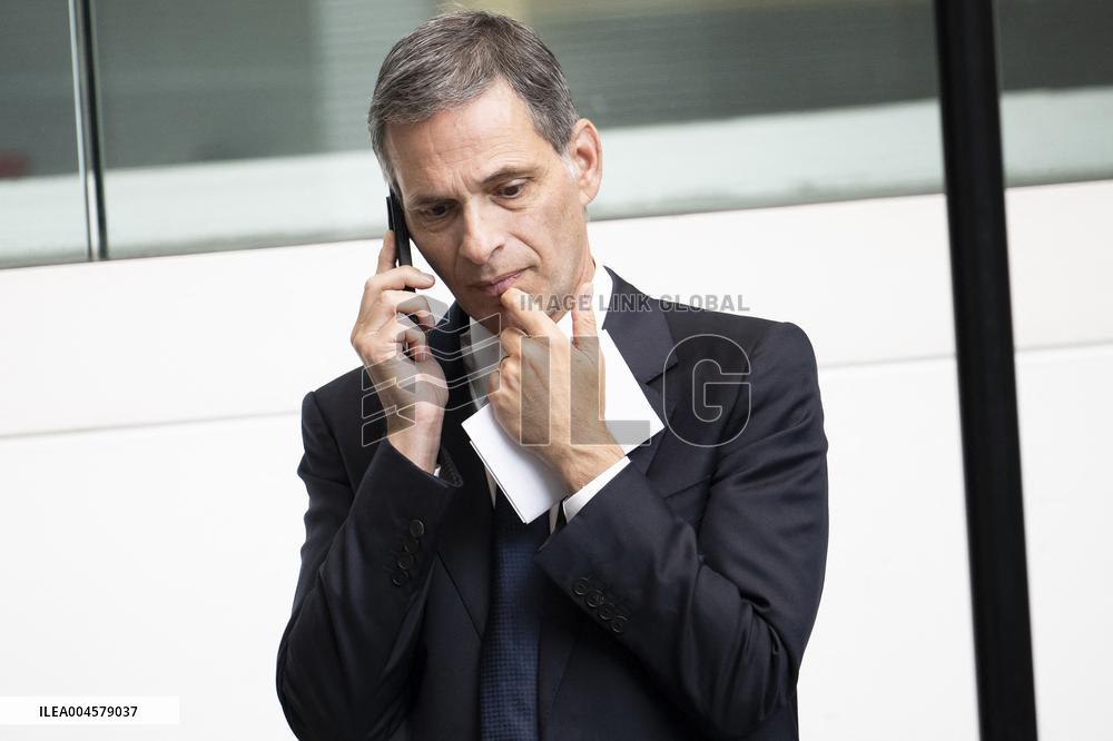 President Macron At AI Summit At Imperial College - London