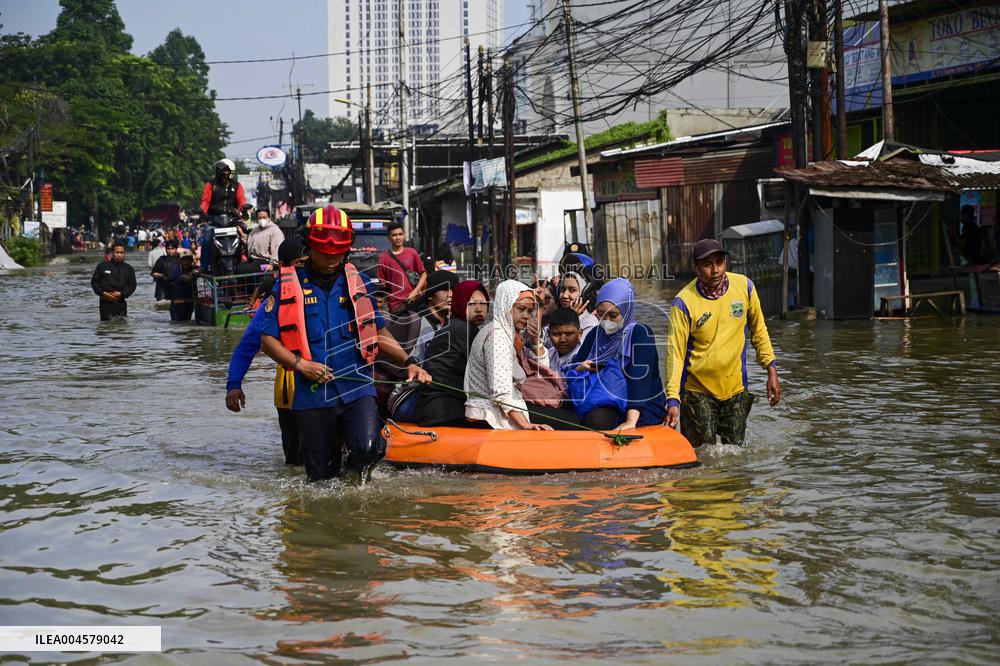Severe Flooding Strikes Tangerang - Indonesia