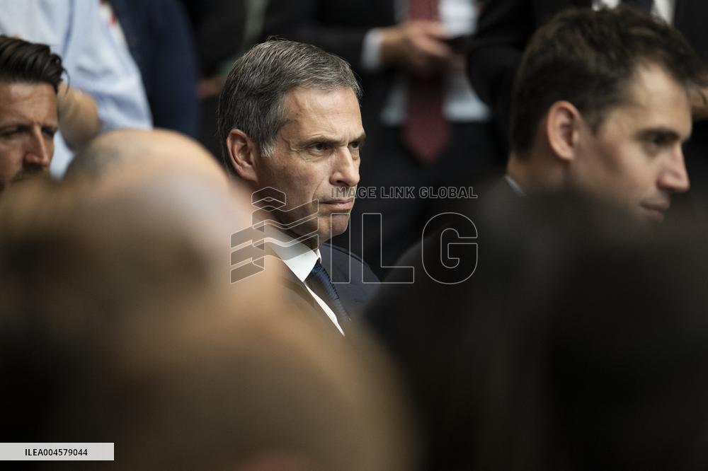 President Macron At AI Summit At Imperial College - London