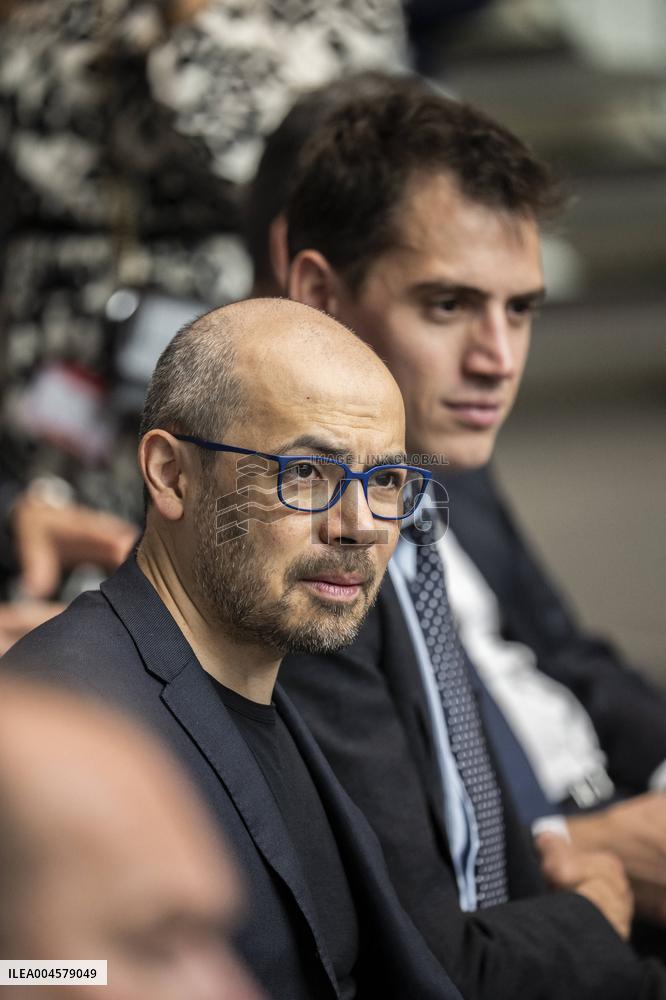 President Macron At AI Summit At Imperial College - London