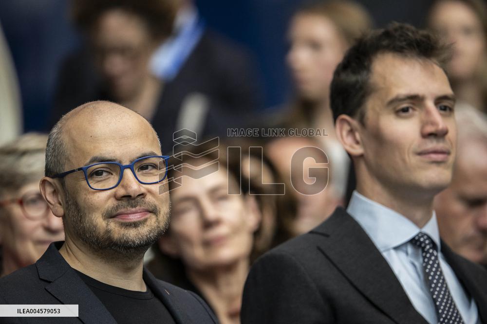 President Macron At AI Summit At Imperial College - London