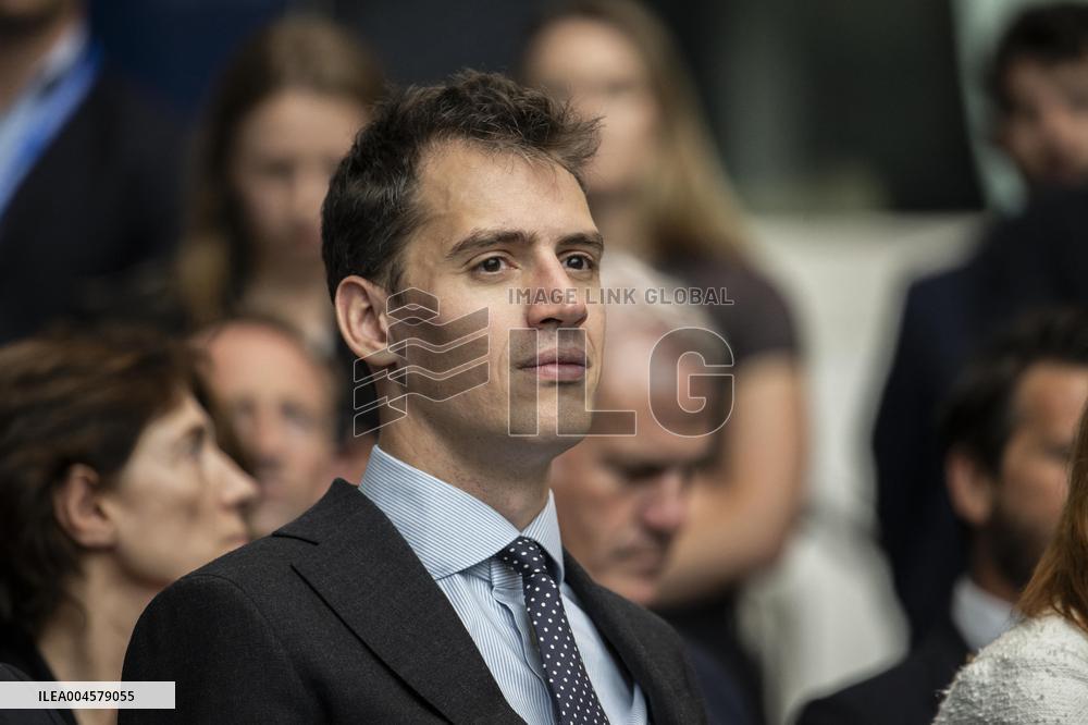 President Macron At AI Summit At Imperial College - London