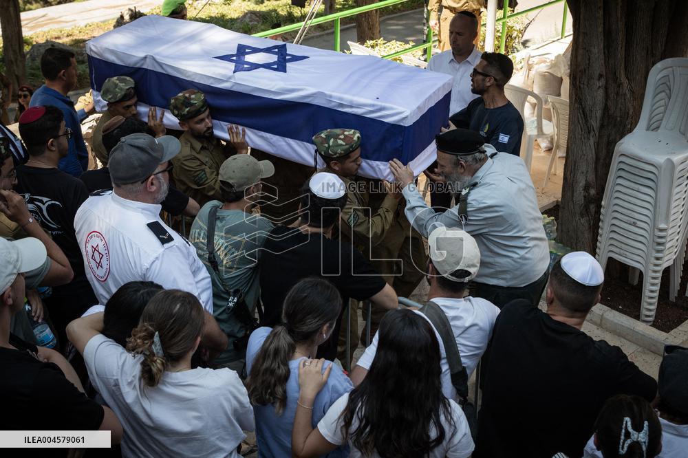 Funeral for Israeli Soldier in Jerusalem - Israel