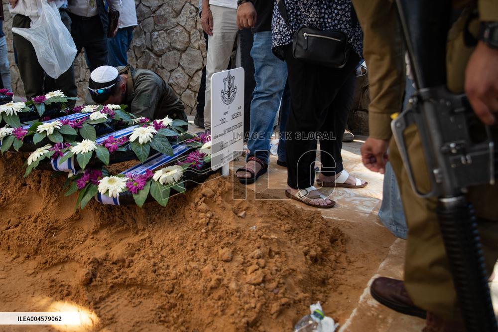Funeral for Israeli Soldier in Jerusalem - Israel