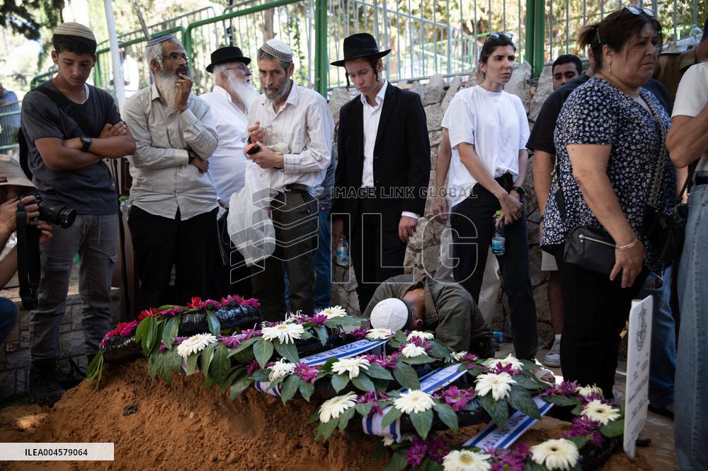 Funeral for Israeli Soldier in Jerusalem - Israel