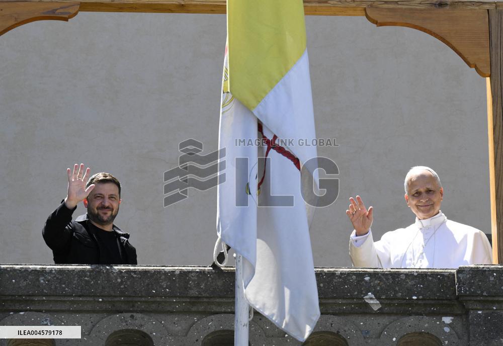 Pope Leo XIV Meets Volodymyr Zelensky in Castel Gandolfo