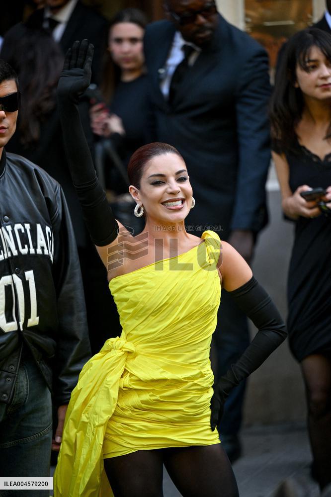PFW Balenciaga Outside Arrivals