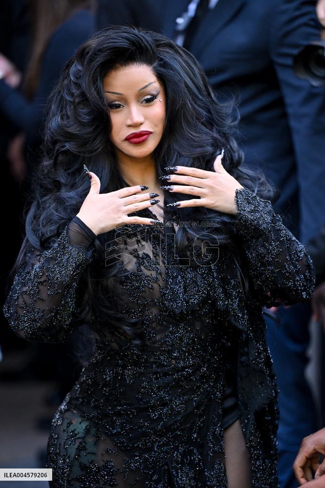 PFW Balenciaga Outside Arrivals