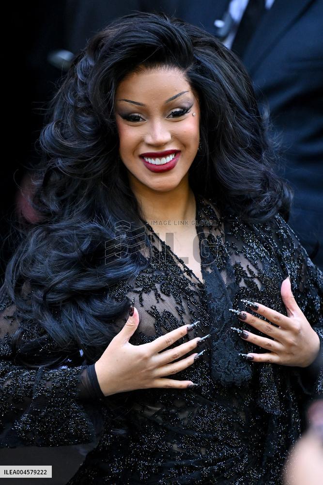 PFW Balenciaga Outside Arrivals