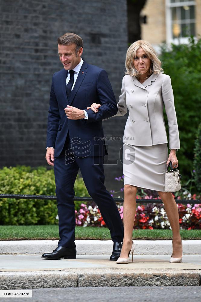 Macron at 10 Downing Street - London