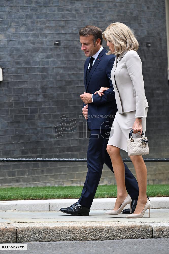 Macron at 10 Downing Street - London