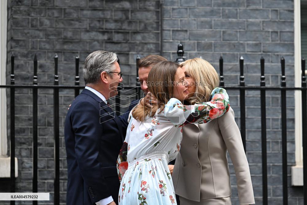 Macron at 10 Downing Street - London
