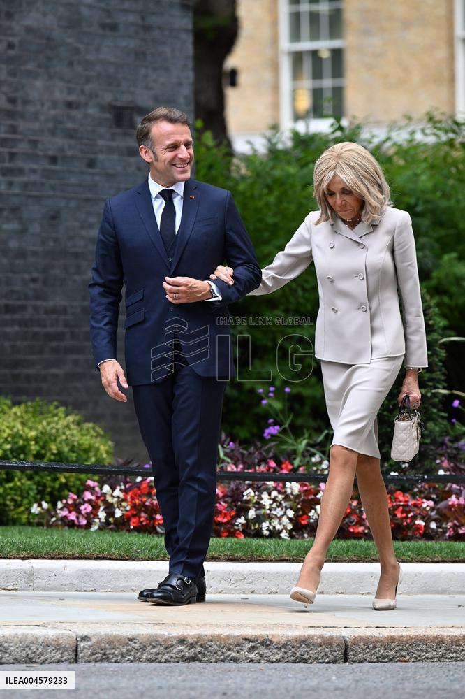 Macron at 10 Downing Street - London