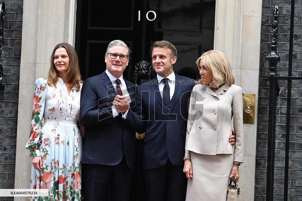 Macron at 10 Downing Street - London